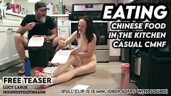 Menyantap Masakan China Di Dapur Dengan Gaya Cmnf Yang Menggoda