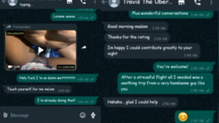 Obrolan Seks Whatsapp Dengan Sopir Uber Yang Menggoda