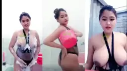 Wiwin Mandi Telanjang Dengan Payudara Besar
