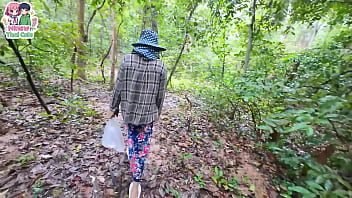 สาวไทยวัยใสเดินป่าเก็บเห็ด โดนจับเย็ดหีเสียงครวญคราง