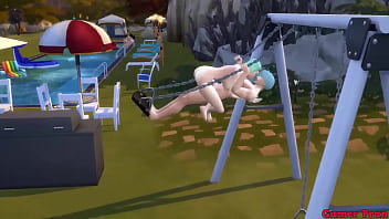 Pesta Kolam Panas: Madrastra Dan Anak Tiri Tukar Pasangan, Orgy Ntr Dengan Anal Hentai