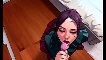 Gadis Muslimah Berhijab Tunduk Berlutut Dan Mengisap Kontolku Dengan Penuh Nafsu