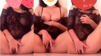 Gadis Seksi Berdada Montok Menggoda Dengan Gaun Tipis, Ingin Bercinta