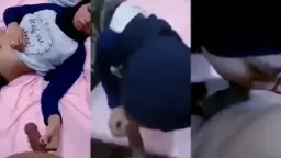 Jilbab Biru Diharuskan Basah