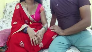 Istri Muda Berdandan Saree Merah Menggoda, Goyang Devar Di Ranjang Video Panas Bangla