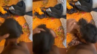 Gadis Nakal Sembunyi-sembunyi Ngocok Sepupunya Yang Bule