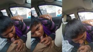 Istri Orang Lagi Nikmatin Kontol Suami Di Mobil, Sambil Suaminya Tamil Mainin
