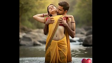 Desi Bhabhi Menggoda Dengan Payudara Menekan Romansa Bersama Devar