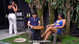 Diam-diam, Ibu Tiri Menggoda Pacar Anaknya Di Belakang – Big Jackson & Lina Henao