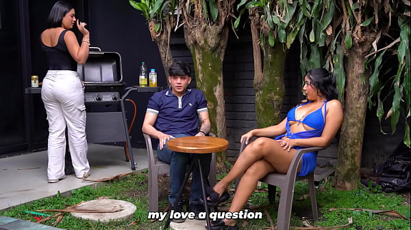 Diam-diam, Ibu Tiri Menggoda Pacar Anaknya Di Belakang – Big Jackson & Lina Henao