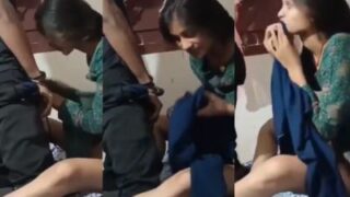 Video Mesum Cewek Desa Pertama Kali Nyepong Sepupu Yang Lagi Horny