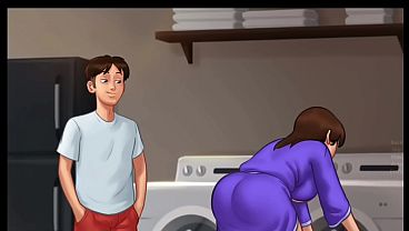 Malam Panas Rahasia V21.0.0 | Ibu Tiri Ngintipin Diam-diam (18+) | Novel Visual Dewasa Bergaya Erotis