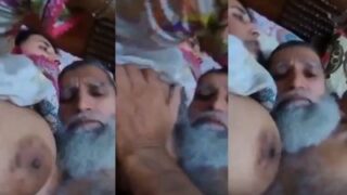 Bapak Tua Mesum Ngentot Istri Anaknya Sendiri Di Desa Banglades