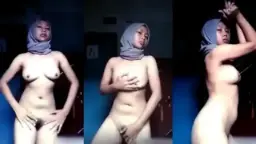 Hijab Tersingkap, Tarian Liar Bikin Jembut Basah.