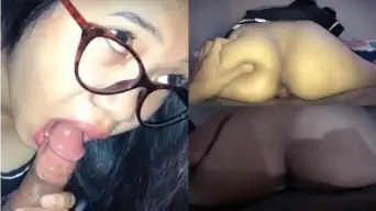Pov: Ngewe Doi Kacamata Montok, Nafsu Makin Gila.