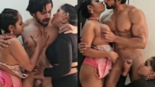 Tiga Orang Ngentot Brutal, Satu Kontol Perkosa Dua Cewek Nakal.