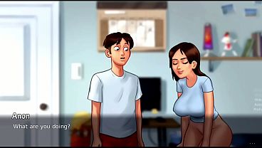 Ibu Tiri Melirik Ke Belakang…lalu Tersenyum Nakal | Preview Wip Terbaru | Summertime Saga (18+)