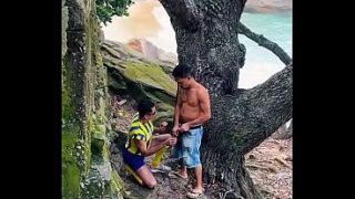 Ngentot Langsung Di Pantai Abrico Rio De Janeiro, Basah Kuyup Sama Ombak Dan Nafsu