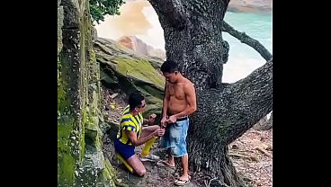 Ngentot Langsung Di Pantai Abrico Rio De Janeiro, Basah Kuyup Sama Ombak Dan Nafsu
