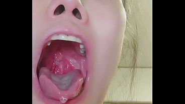 Latihan Lidah • Reflek Muntah • Air Liur • Tenggorokan • Uvula — Kamu Siap Dimasuki Sampai Dalam?