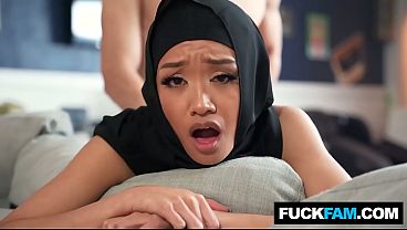 Hijabi Diajarkan Budak Amerika, Jade Kimiko & Parker Ambrose Ngebut Erotis