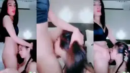 Ibel Dan Bella Lagi Seru-serunya Main Lesbi, Jilmek Basah-basah Bikin Ngilu.